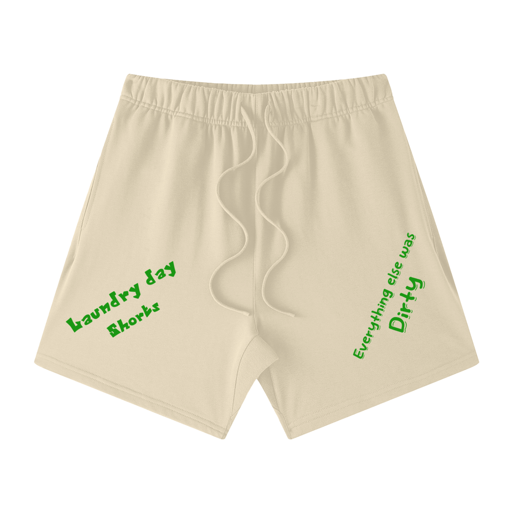 Unisex Earth Tone Loose Fit Cotton Shorts