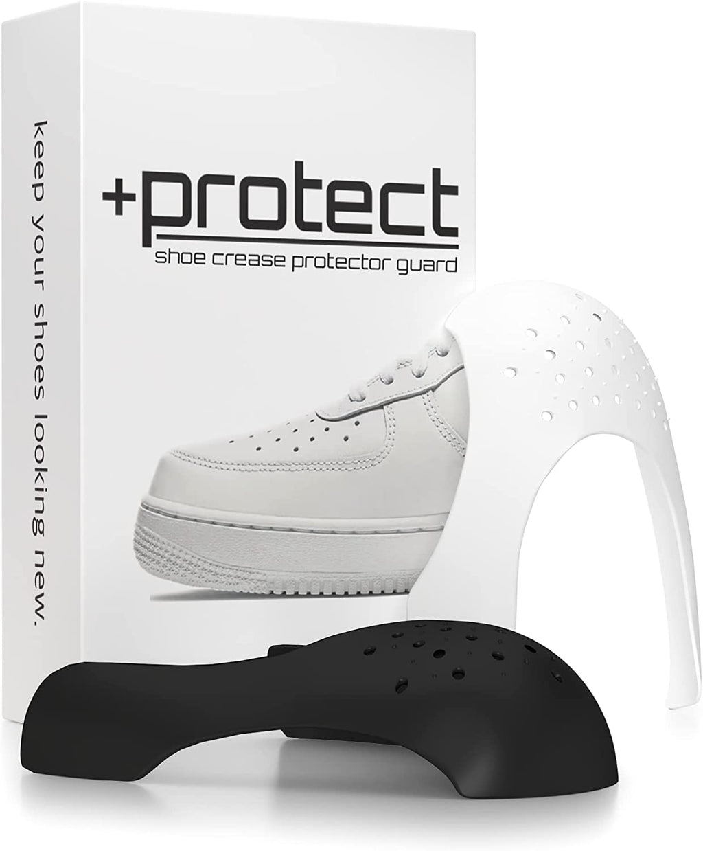 +Protect | Shoe Crease Protector Guards for Sneakers: Air Force 1, Jordans, Dunks & More – 2 Pairs
