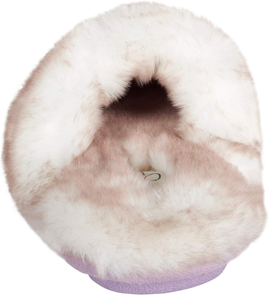 Women'S Comfy Faux Fur Memory Foam Slippers