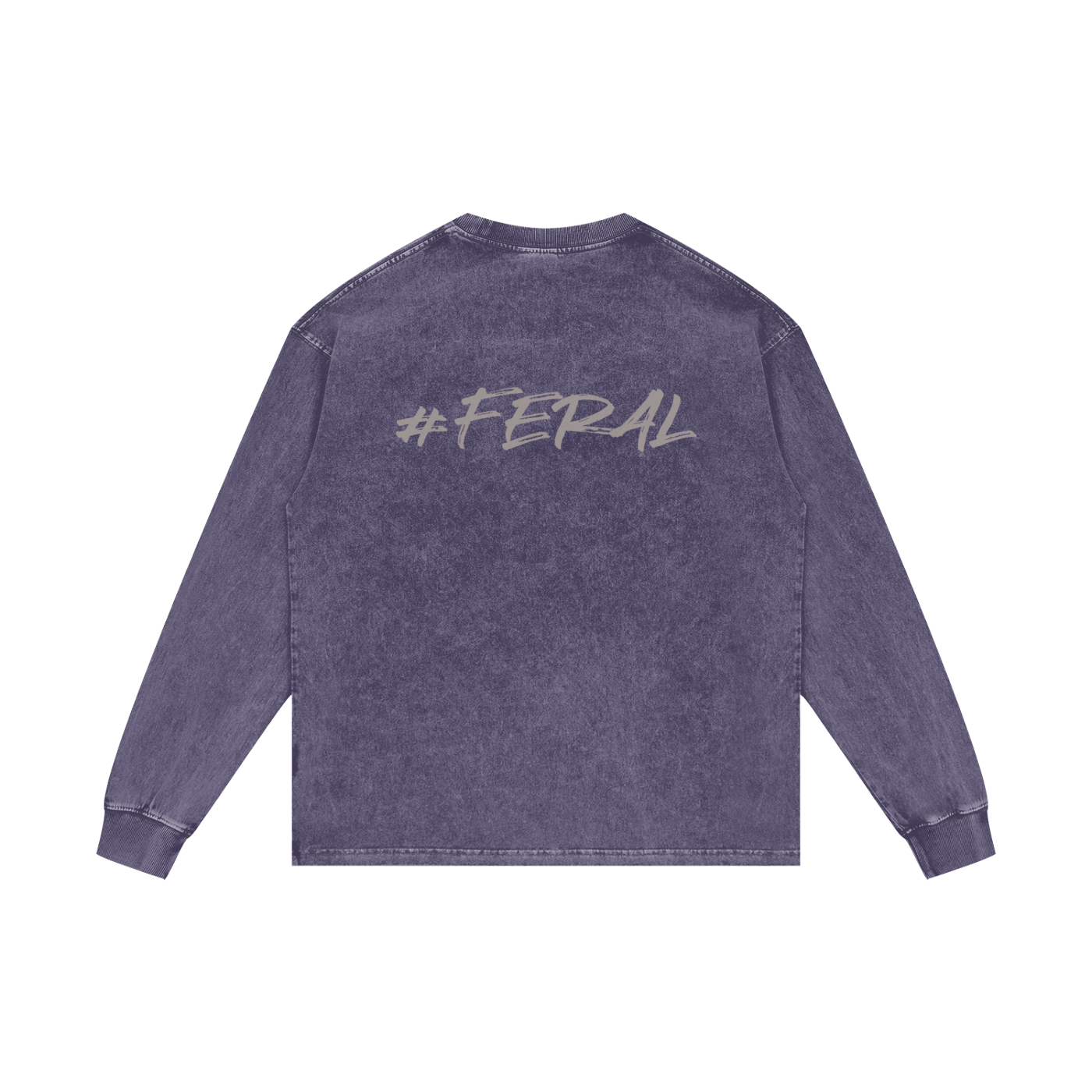 Acid Wash Oversize Long Sleeve T-Shirt