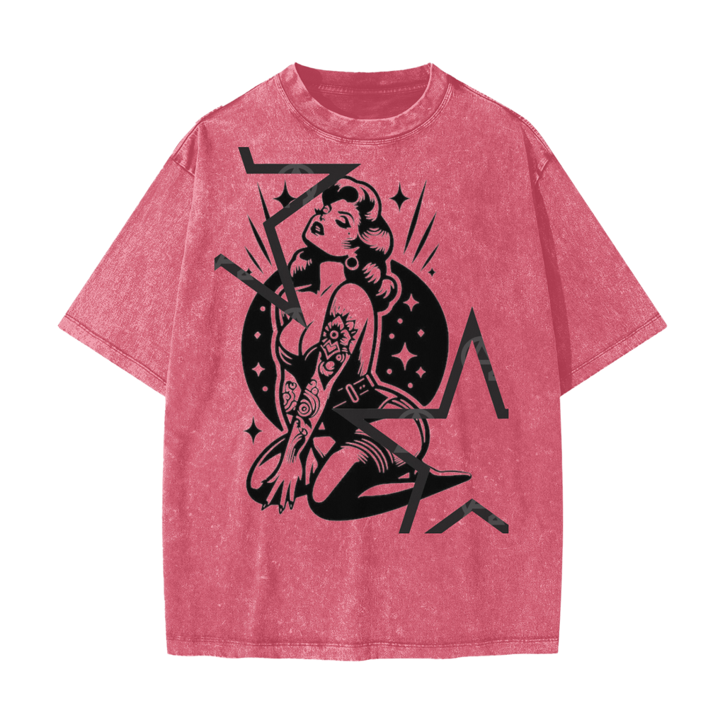 Heavyweight Snow Washed T-Shirt