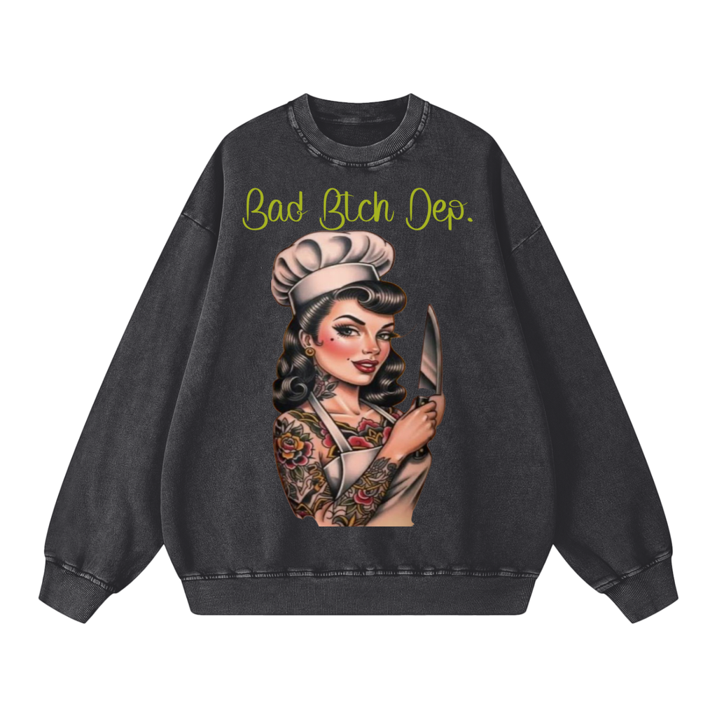 Snow Washed Oversized Sweatshirt