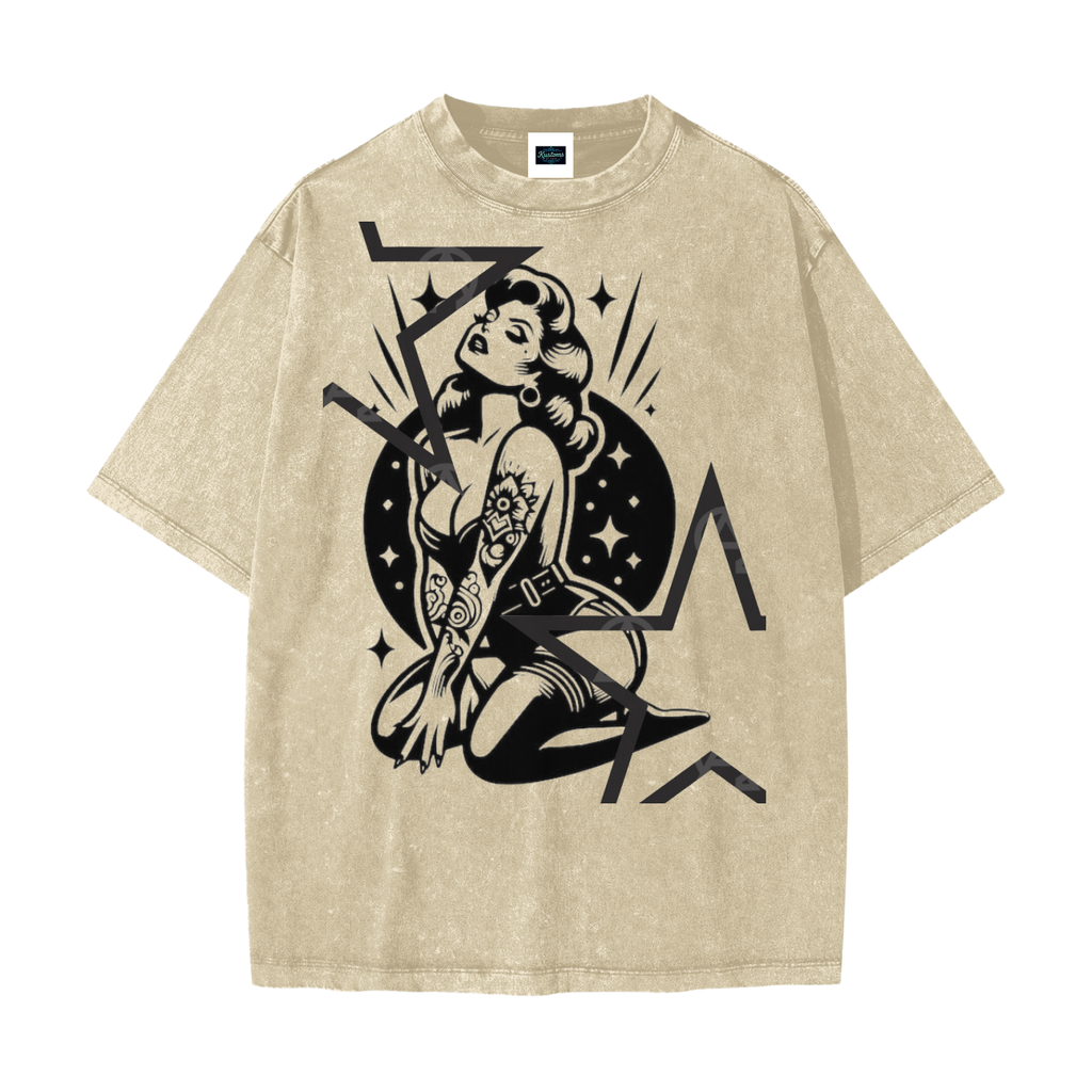 Heavyweight Snow Washed T-Shirt