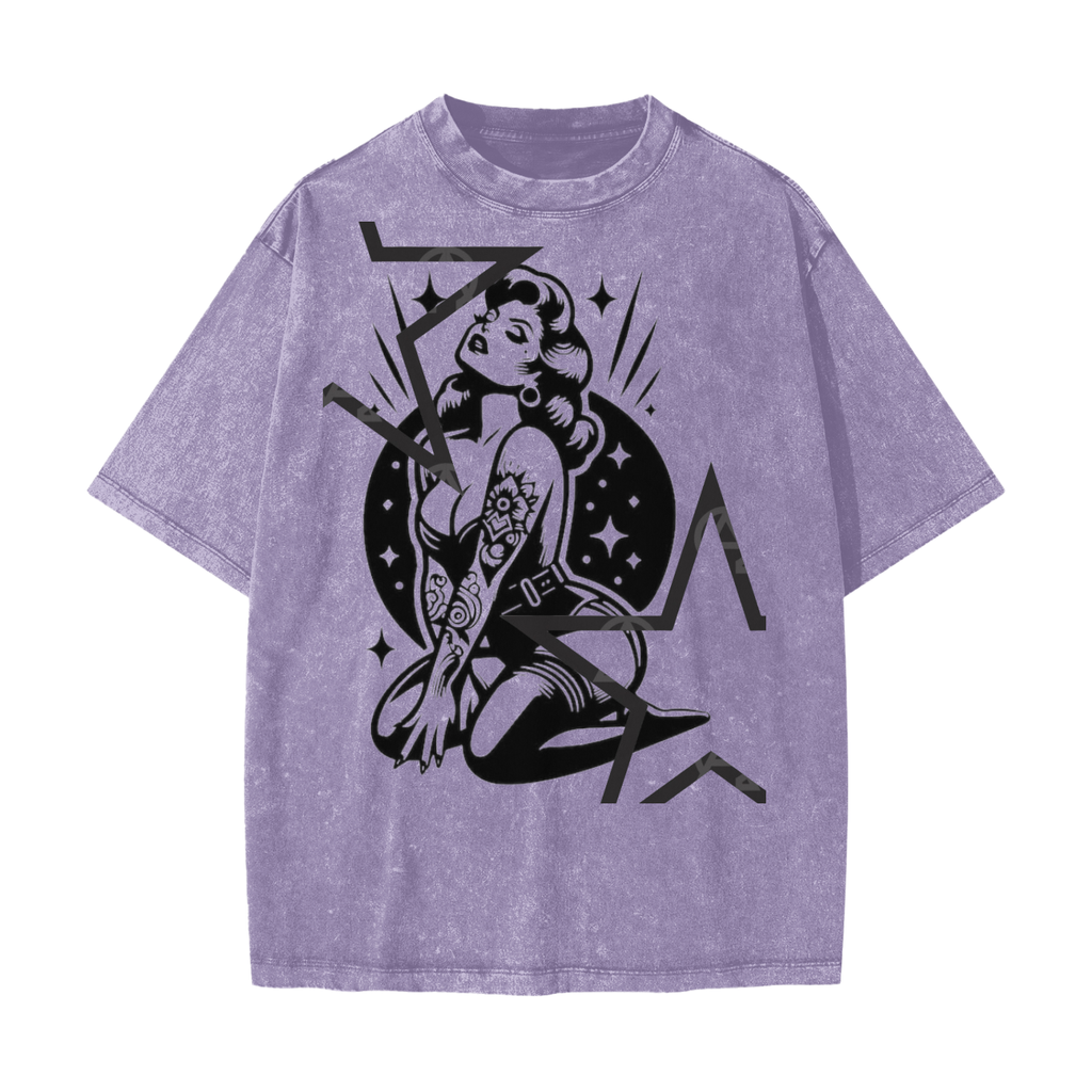 Heavyweight Snow Washed T-Shirt